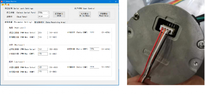 aktueller Firmenfall über AirVent konstante StandardLuftströmung 120VAC 3,3 Zoll EC-Ventilatormotorenergiestern ULs gab 45W ein, alle Prüfung zu führen  5
