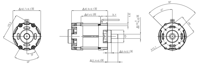 Drehmomentstarker BLDC-Elektroauto-Motor 15 - 1000 Watt 0
