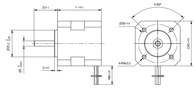 Drehmomentstarker selbstbewegender elektrischer BLDC-Motor 6000rpm W4241 0